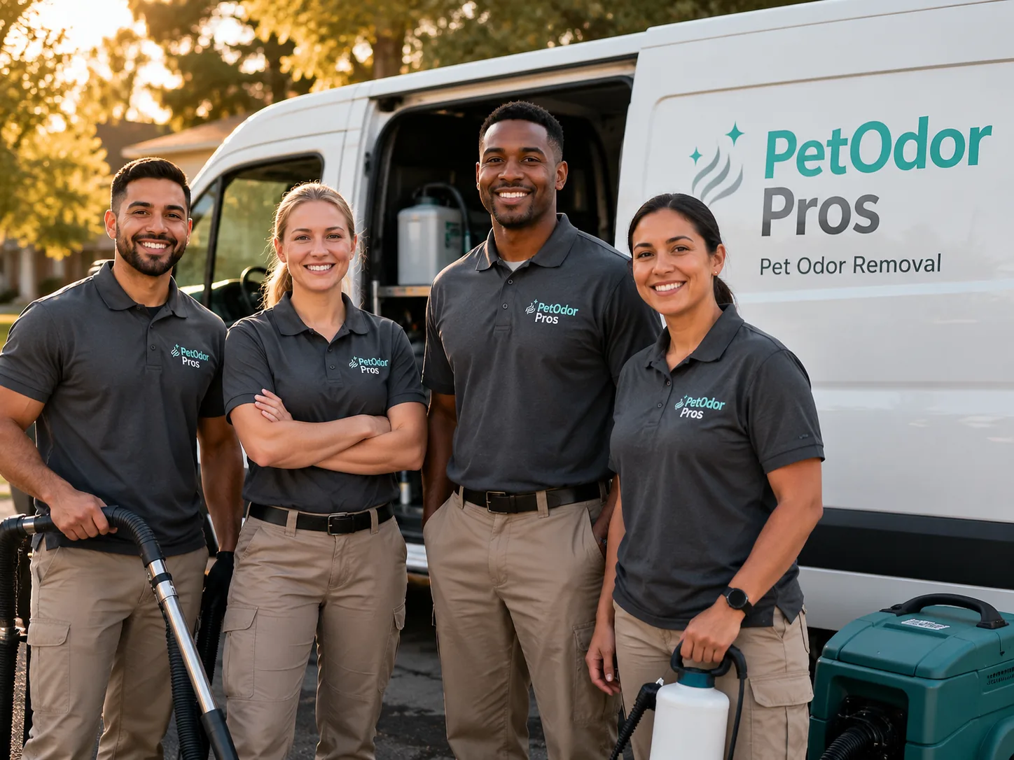 Pet Odor Removal team serving Bryan, TX